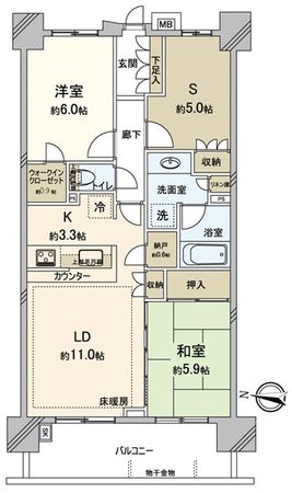 BELISTA板橋前野町 間取図 BELISTA板橋前野町 間取図