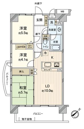 ルネグランステージ志木Ⅱ 間取図(平面図) ルネグランステージ志木Ⅱ 間取図(平面図)