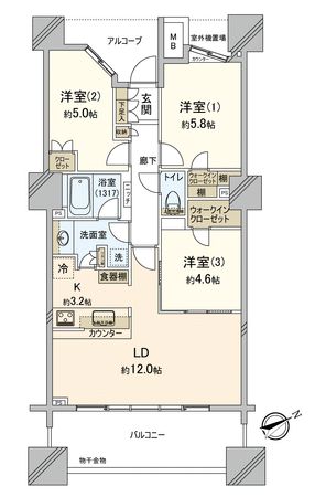 HIBARI TOWER 間取図 HIBARI TOWER 間取図