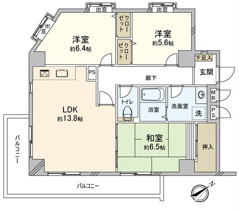 UKビル 間取図(平面図) UKビル 間取図(平面図)