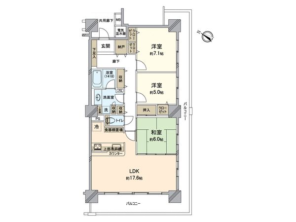 TOKYOシティトリエ 間取図(平面図) TOKYOシティトリエ 間取図(平面図)
