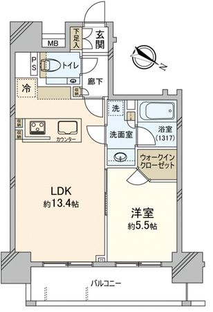 ウィルヴェール東十条 間取図(平面図) ウィルヴェール東十条 間取図(平面図)