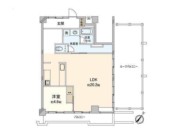 セザール第三赤塚公園 間取図(平面図) セザール第三赤塚公園 間取図(平面図)