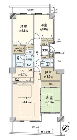 間取図(平面図) 間取図(平面図)