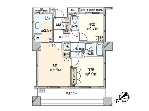 間取図(平面図) 間取図(平面図)
