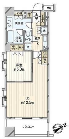 アリュージュ志木本町 間取図(平面図) アリュージュ志木本町 間取図(平面図)
