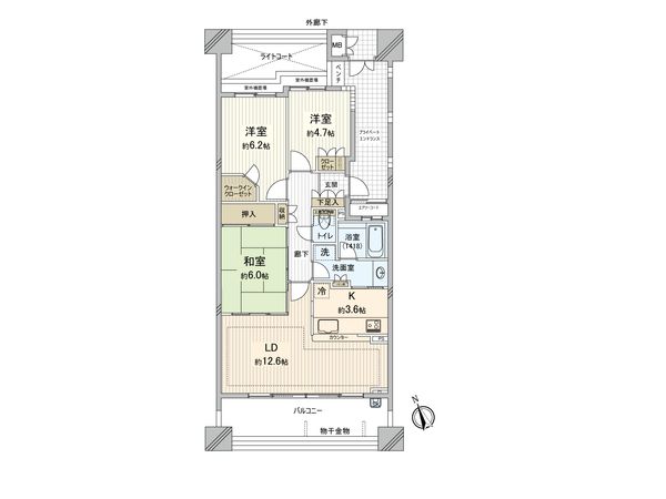 パークスクエア多摩川グラントゥール 間取図 パークスクエア多摩川グラントゥール 間取図