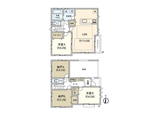 桜丘4丁目戸建 間取図 桜丘4丁目戸建 間取図