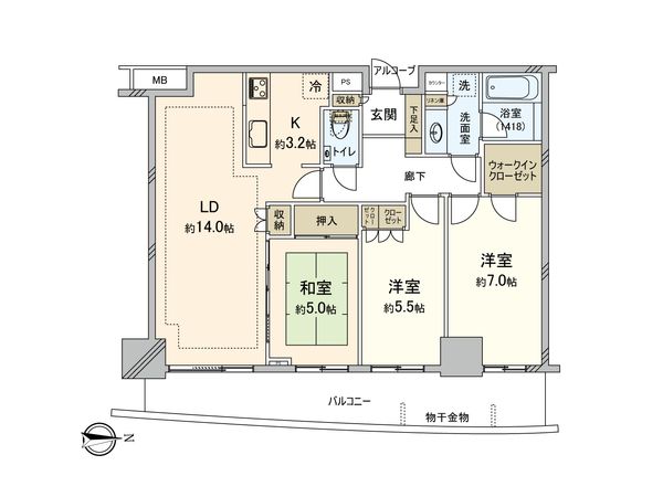 クレッセント川崎タワー 間取図 クレッセント川崎タワー 間取図