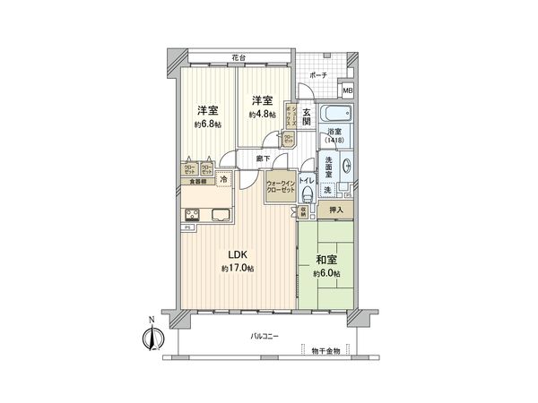 ナイスアーバン新川崎ウイングスクエア 間取図 ナイスアーバン新川崎ウイングスクエア 間取図