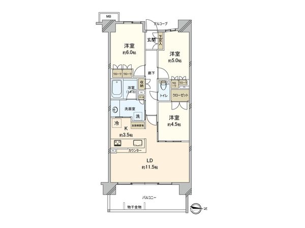 パークホームズ横浜矢向センターフォレスト 間取図(平面図) パークホームズ横浜矢向センターフォレスト 間取図(平面図)