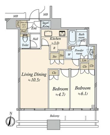ラゾーナ川崎レジデンスセントラルタワー 間取図 ラゾーナ川崎レジデンスセントラルタワー 間取図
