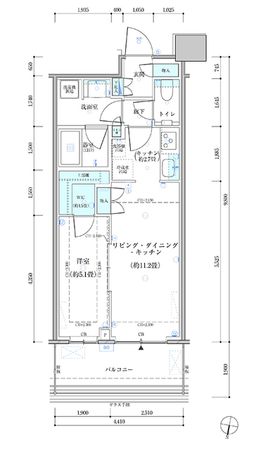 パークタワー勝どき サウス棟 間取図(平面図) パークタワー勝どき サウス棟 間取図(平面図)