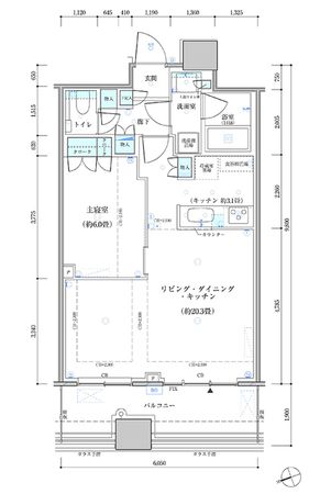 パークタワー勝どき サウス棟 間取図(平面図) パークタワー勝どき サウス棟 間取図(平面図)