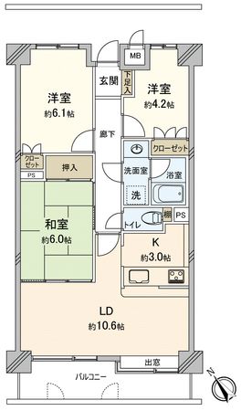 庚午パークホームズ 間取図(平面図) 庚午パークホームズ 間取図(平面図)