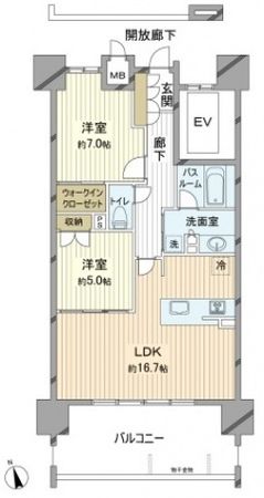 ソシオ上幟 間取図(平面図) ソシオ上幟 間取図(平面図)