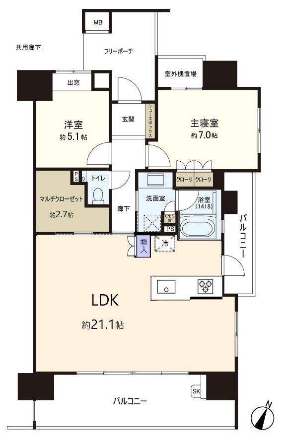 パークホームズ新井口グランデリス 間取図(平面図) パークホームズ新井口グランデリス 間取図(平面図)