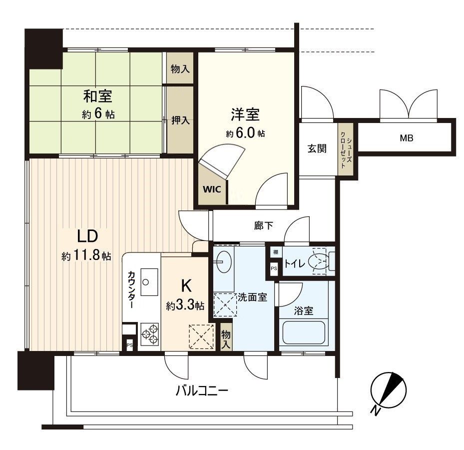千田町アインスタワー 間取図(平面図) 千田町アインスタワー 間取図(平面図)