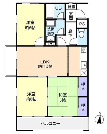 ヴィラ平林Ⅱ 間取図 ヴィラ平林Ⅱ 間取図