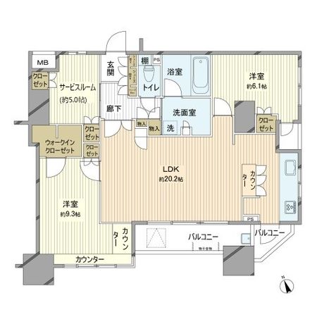 間取図(平面図) 間取図(平面図)