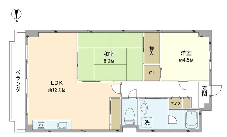 エクセルK‐1 間取図 エクセルK‐1 間取図