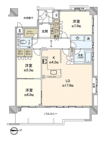 リベール出石町 間取図 リベール出石町 間取図