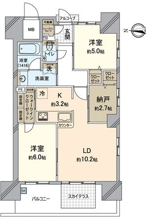 ロイヤルガーデンタワー岡山幸町 間取図 ロイヤルガーデンタワー岡山幸町 間取図