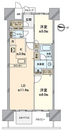 ロイヤルガーデンタワー岡山幸町 間取図 ロイヤルガーデンタワー岡山幸町 間取図