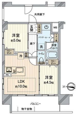 プレサンスロジェ岡山駅元町 間取図 プレサンスロジェ岡山駅元町 間取図