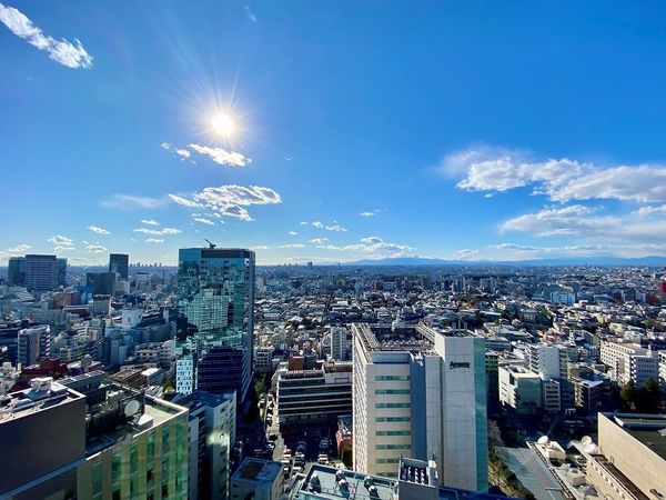 パークコート渋谷 ザ タワー バルコニーからの眺望