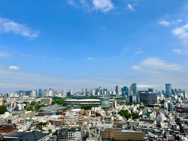 パークコート神宮北参道 ザ タワー リビングからの眺望 パークコート神宮北参道 ザ タワー リビングからの眺望