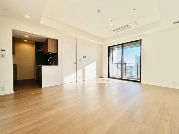 WORLD TOWER RESIDENCE リビング(床暖房・エアコン付) WORLD TOWER RESIDENCE リビング(床暖房・エアコン付)