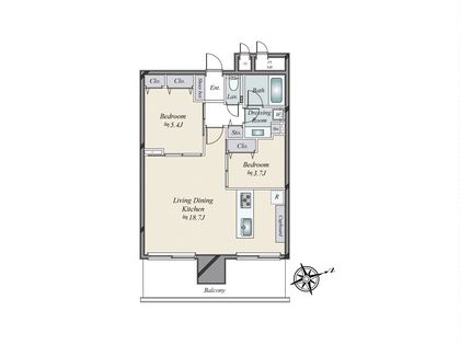 間取図(平面図) 間取図(平面図)