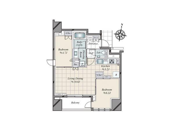 宮益坂ビルディング ザ・渋谷レジデンス 間取図 宮益坂ビルディング ザ・渋谷レジデンス 間取図