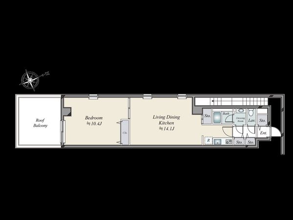 不二ビルB棟 間取図(平面図) 不二ビルB棟 間取図(平面図)
