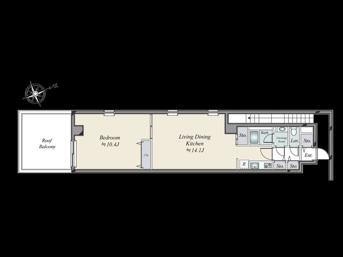 不二ビルB棟 間取図(平面図) 不二ビルB棟 間取図(平面図)