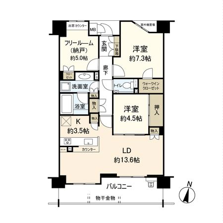 ジオ甲子園口北町 間取図 ジオ甲子園口北町 間取図