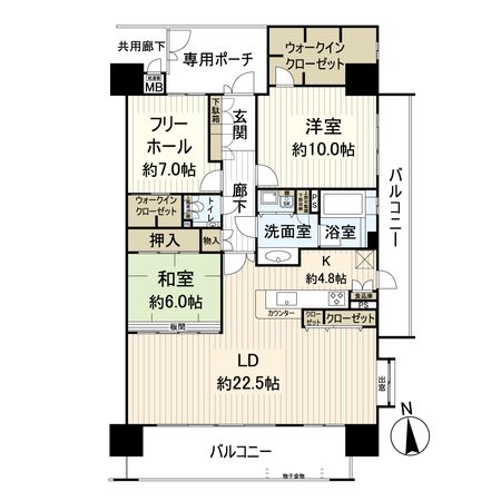 エスリード芦屋陽光町 間取図 エスリード芦屋陽光町 間取図