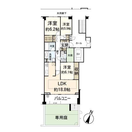 ジオグランデ芦屋大原町 間取図 ジオグランデ芦屋大原町 間取図