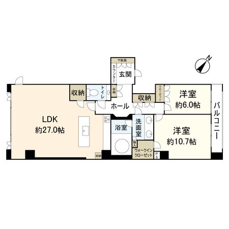 オーキッドコート渓西館 間取図 オーキッドコート渓西館 間取図