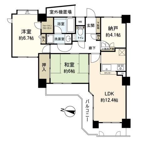 藤和シティホームズ夙川さくら道 間取図 藤和シティホームズ夙川さくら道 間取図