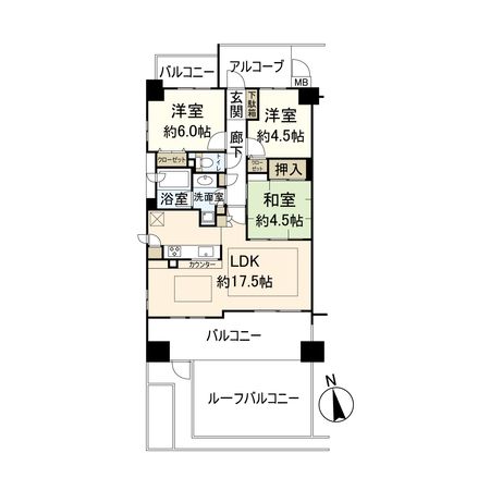 ロイヤル西宮ルシエル 間取図 ロイヤル西宮ルシエル 間取図
