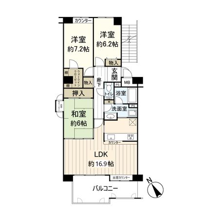 ロイヤルアーク芦屋 間取図 ロイヤルアーク芦屋 間取図
