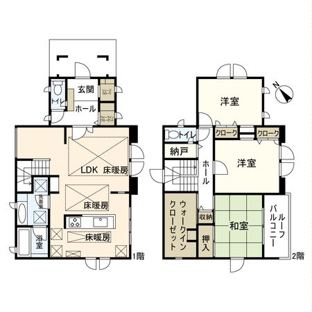 間取図(平面図) 間取図(平面図)