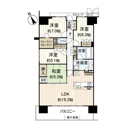 ワコーレシティ神戸三宮 間取図 ワコーレシティ神戸三宮 間取図