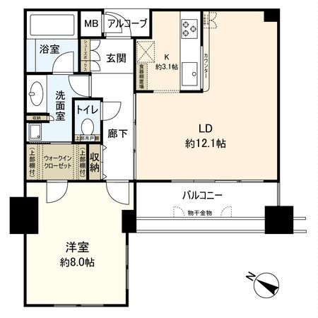 ワコーレ山本通グランツィオ 間取図 ワコーレ山本通グランツィオ 間取図