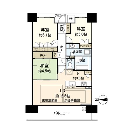 間取図(平面図) 間取図(平面図)
