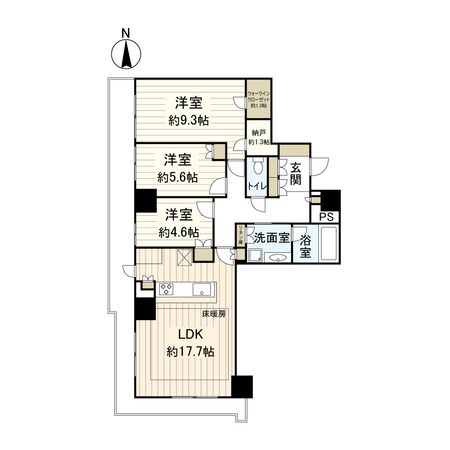 ザ・パークハウス神戸ハーバーランドタワー 間取図 ザ・パークハウス神戸ハーバーランドタワー 間取図