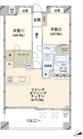 ライオンズ日吉アーティスフォート 間取図 ライオンズ日吉アーティスフォート 間取図