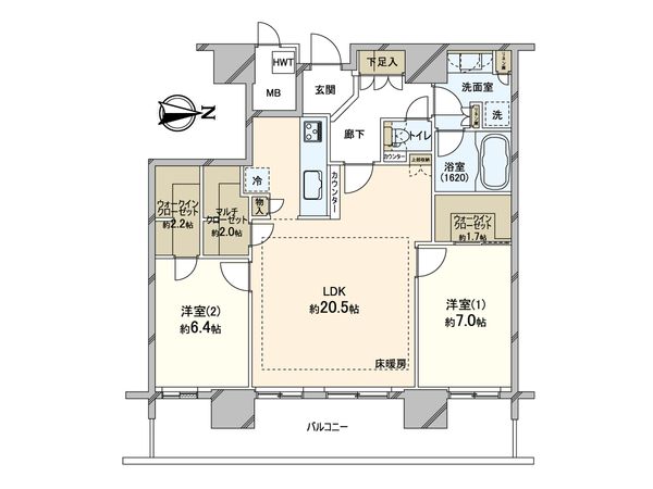 パークシティ武蔵小杉ミッドスカイタワー 間取図 パークシティ武蔵小杉ミッドスカイタワー 間取図
